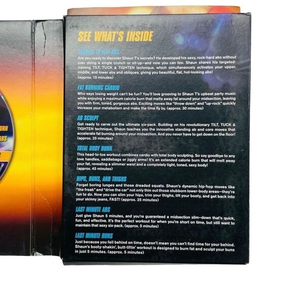 BeachBody Shaun T's Hip Hop Abs (DVD, 3-Disc Set, 2011) Fitness Workout Program - Picture 5 of 12
